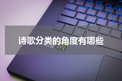 诗歌分类的角度有哪些