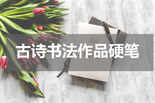 古诗书法作品硬笔