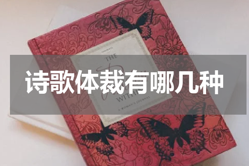 诗歌体裁有哪几种