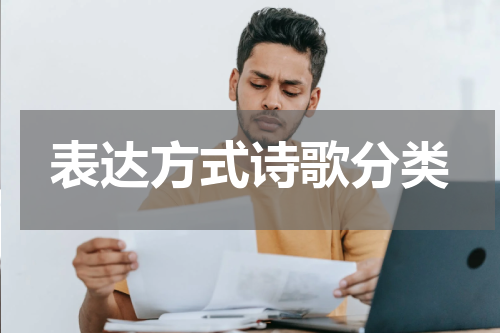 表达方式诗歌分类