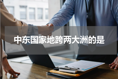 中东国家地跨两大洲的是