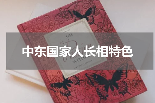 中东国家人长相特色