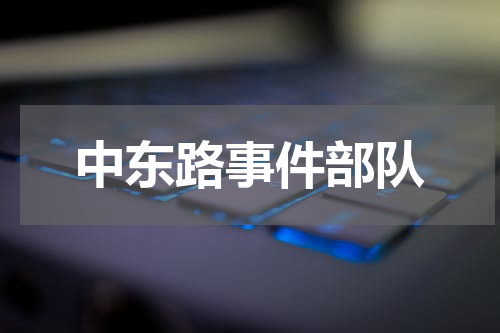 中东路事件部队