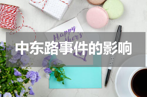 中东路事件的影响