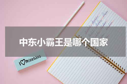 中东小霸王是哪个国家