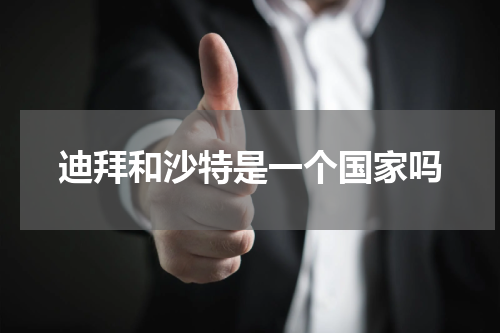 迪拜和沙特是一个国家吗