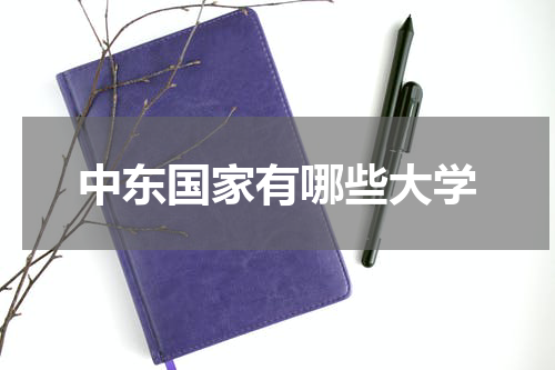 中东国家有哪些大学