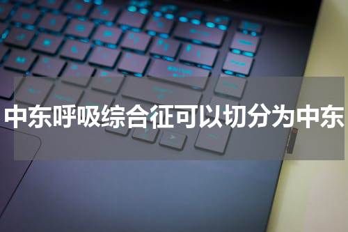 中东呼吸综合征可以切分为中东