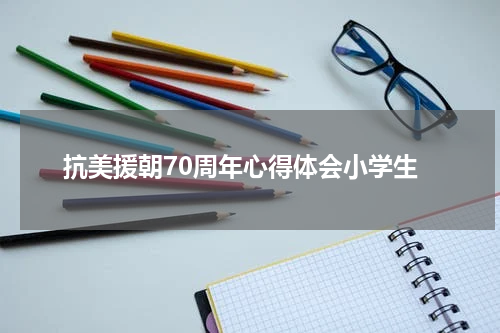 抗美援朝70周年心得体会小学生