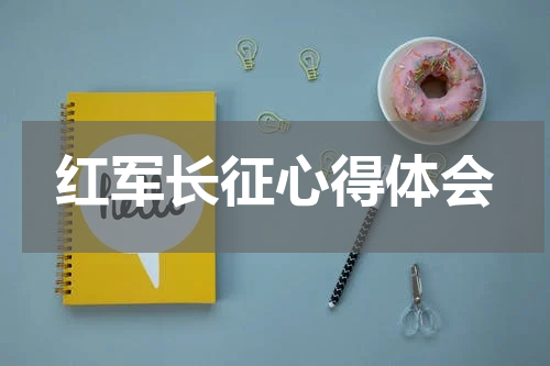 红军长征心得体会