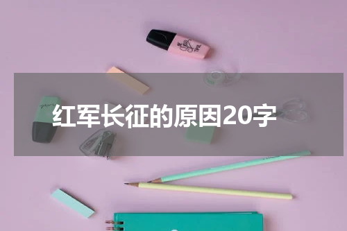 红军长征的原因20字