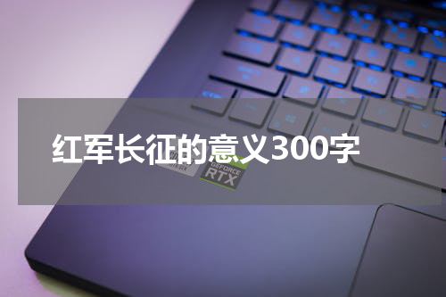红军长征的意义300字