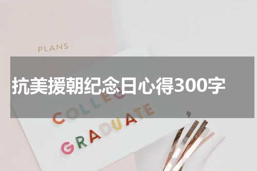 抗美援朝纪念日心得300字