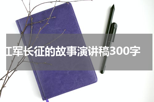 红军长征的故事演讲稿300字