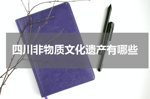 四川非物质文化遗产有哪些