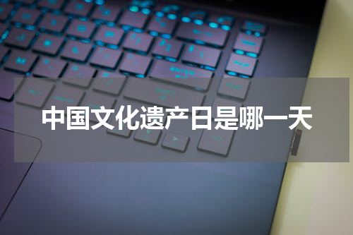 中国文化遗产日是哪一天