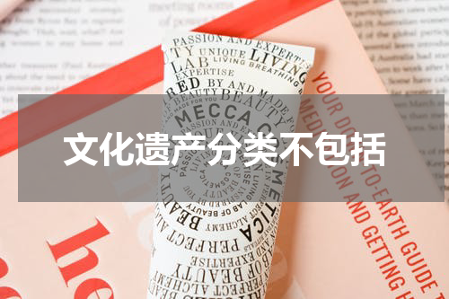 文化遗产分类不包括