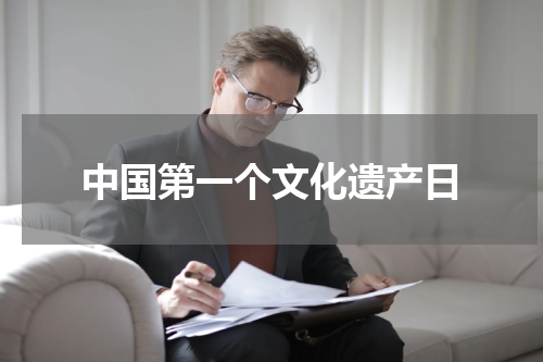 中国第一个文化遗产日