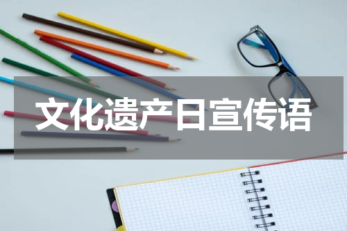 文化遗产日宣传语