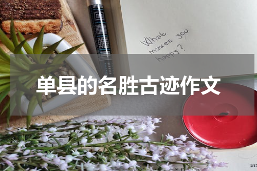 单县的名胜古迹作文
