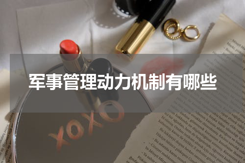 军事管理动力机制有哪些