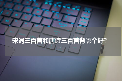 宋词三百首和唐诗三百首背哪个好?