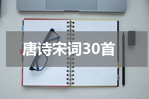唐诗宋词30首