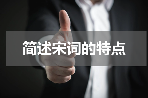 简述宋词的特点