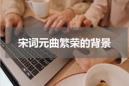 宋词元曲繁荣的背景