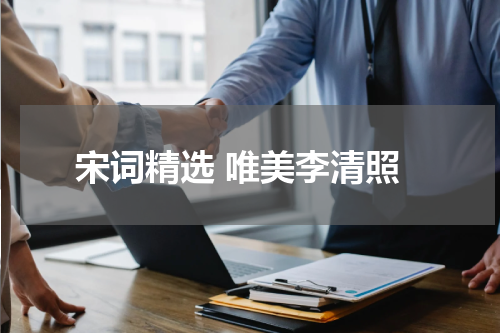 宋词精选 唯美李清照