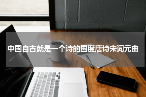中国自古就是一个诗的国度唐诗宋词元曲