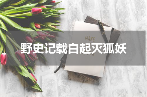 野史记载白起灭狐妖