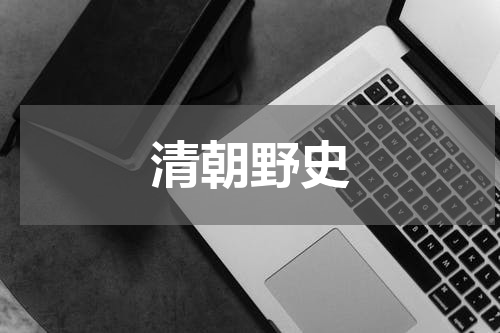 清朝野史