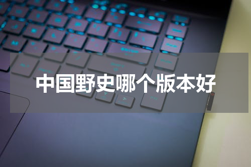 中国野史哪个版本好