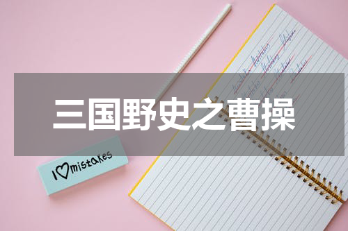 三国野史之曹操