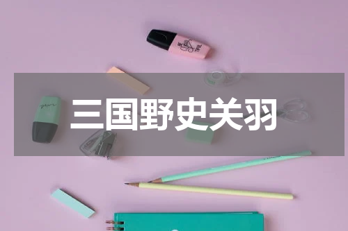 三国野史关羽