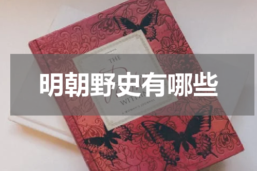 明朝野史有哪些
