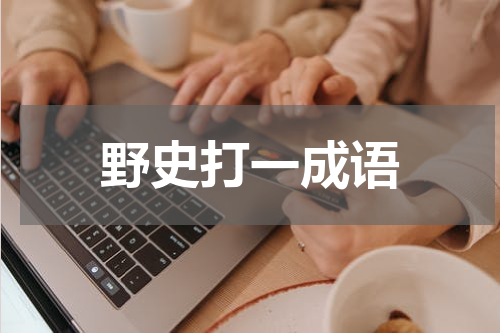 野史打一成语