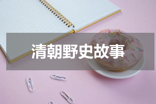 清朝野史故事