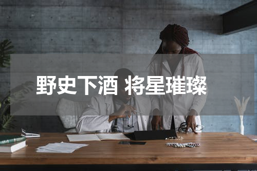 野史下酒 将星璀璨