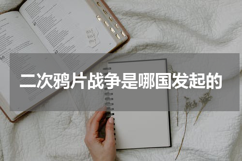 二次鸦片战争是哪国发起的