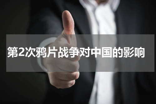 第2次鸦片战争对中国的影响