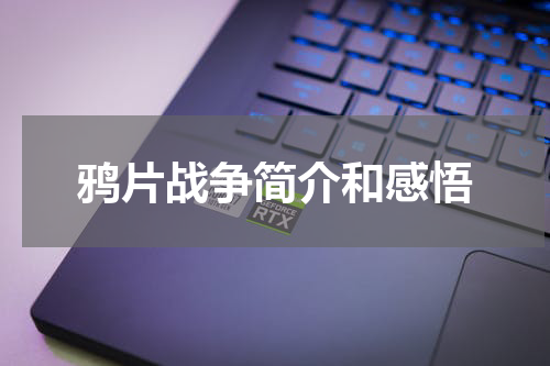 鸦片战争简介和感悟