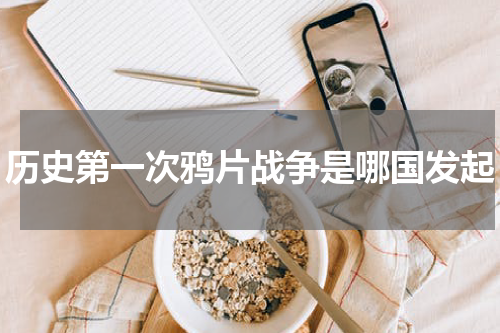 历史第一次鸦片战争是哪国发起