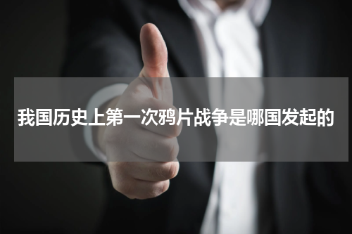 我国历史上第一次鸦片战争是哪国发起的