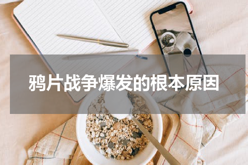 鸦片战争爆发的根本原因