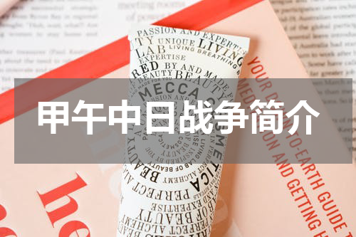 甲午中日战争简介