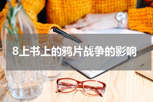 8上书上的鸦片战争的影响