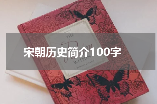 宋朝历史简介100字