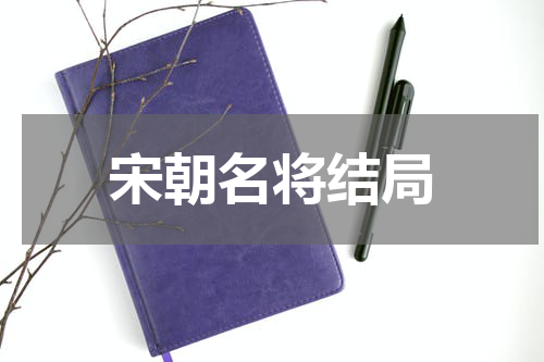 宋朝名将结局